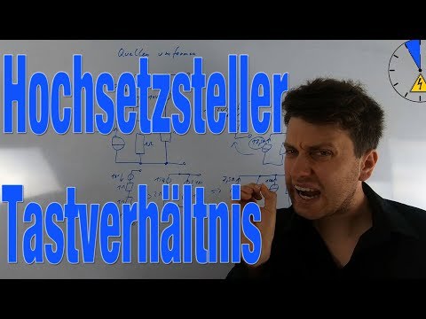 Hochsetzsteller Tastverhältnis Duty Cycle berechnen