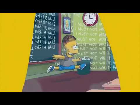 Bad Bunny en los simpsons