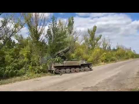 Ukraine: Ukrainian 9K35 Strela-10 SAM system intercepting a Russian target somewhere in Ukraine.
