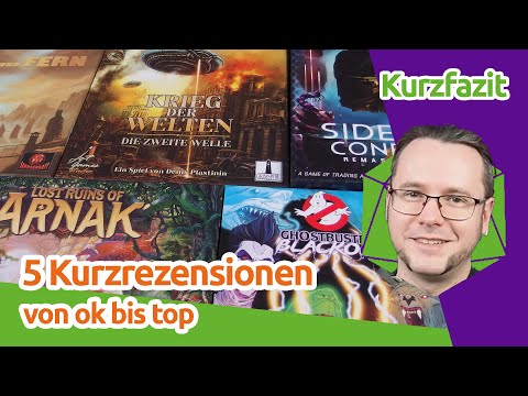 5 Brettspiel-Kurzrezensionen: Ghostbusters Blackout