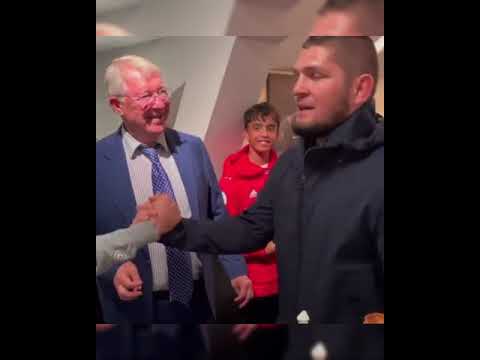 Khabib Met Sir Alex Ferguson, Face Off with Rio Ferdinand and paul Pogba