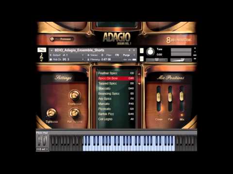 Adagio Short Note Overview - Solo, Divisi and Ensemble Violin