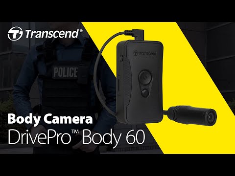 „Transcend Body Camera I DrivePro Body 60 I“ cilindrinė kamera (64 GB) video