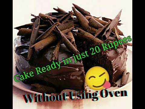Eggless spongy  Homemade Chocolate Cake Without Using Microwave how to make cake at home withoutoven