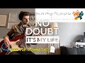 No Doubt - It's My Life (Bass Cover) | Bass TAB Download