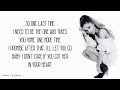 Ariana Grande - ONE LAST TIME (Lyrics)