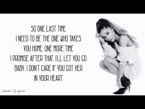Ariana Grande - ONE LAST TIME (Lyrics)