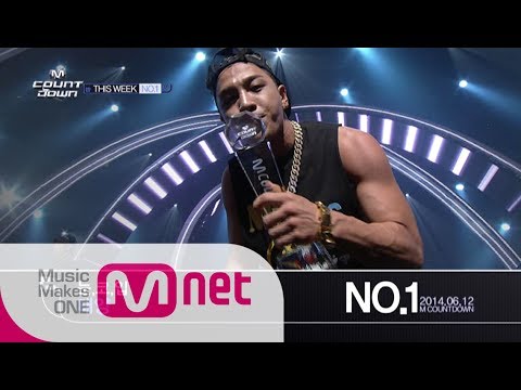 Mnet [엠카운트다운] Ep.380: No.1 of the week, 태양(TAEYANG) - 눈코입(EYES NOES LIPS) @M COUNTDOWN 2014.06.12