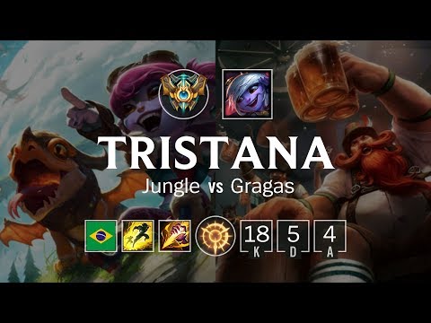 Tristana Jungle vs Gragas - BR Challenger Patch 8.24