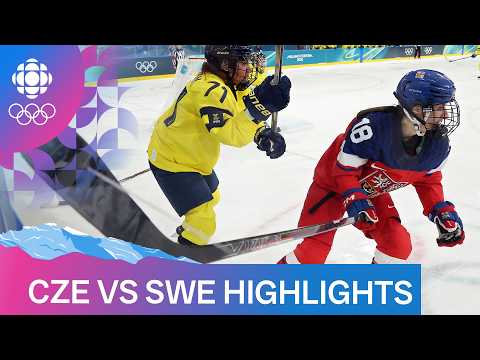 Czechia vs Sweden women's preliminary hockey game highlights from Day 7 of Milano Cortina 2026