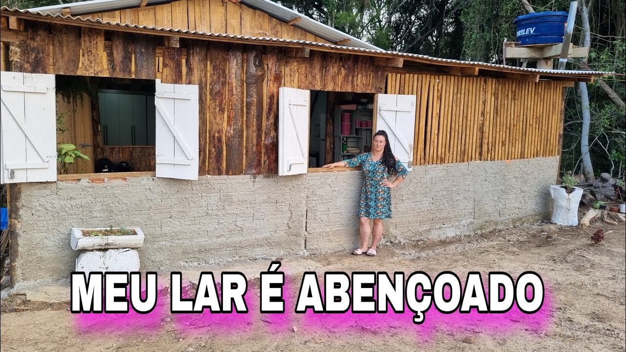 TOUR PELA MINHA CASA PRÓPRIA QUE NÓS MESMO CONSTRUÍMOS#sonhorealizado