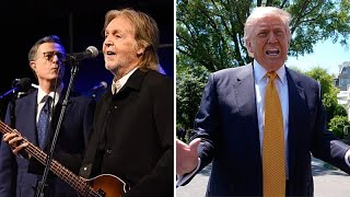 Paul McCartney verabschiedet Stephen Colbert, Trump attackiert Moderator scharf