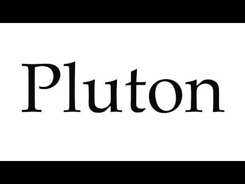 How to Pronounce Pluton