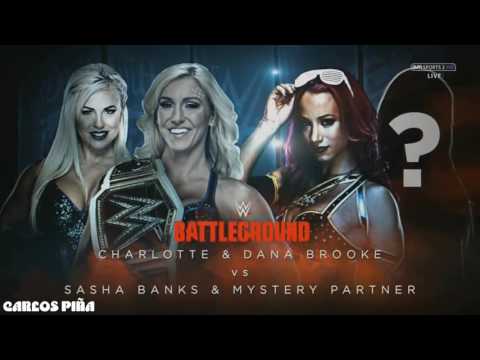 WWE Battleground 2016 Match Card Full