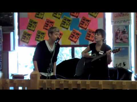 Kaki King and Kate Cooper (An Horse) "Camp Out" at CD World Eugene 5/16/10