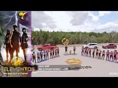 ¡Conoce a los equipos competidores! | Reto 4 Elementos, especial Teletón