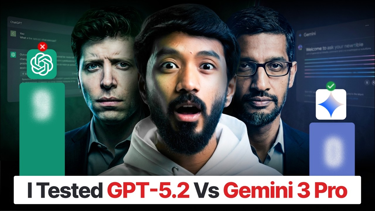 GPT-5.2 Just Launched - Here's How to ACTUALLY Use It (vs Gemini 3 Pro)