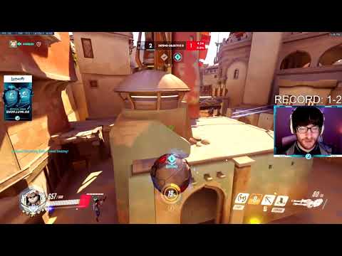 BEST HAMMOND IN THE WORLD GAMEPLAY - HARBLEU! [ OVERWATCH SEASON 25 TOP 500 ]