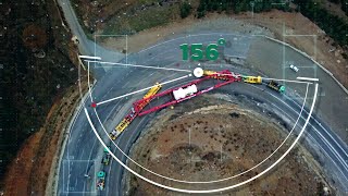 550 TON YÜK KAPASİTELİ ASKI KONFİGÜRASYONU 1215 KM MESAFESİNDEKİ IRAK 