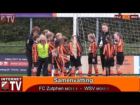 Samenvatting FC Zutphen MO11-1  -  WSV MO11-1 (0-5)