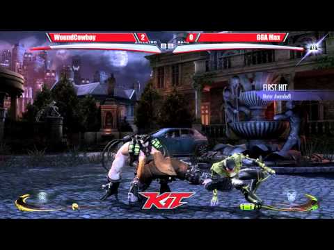 Injustice @ KIT15 - WoundCowboy (Sinestro) vs GGA Max (Bane) [720p/60fps]