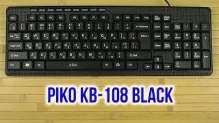 Piko KB-108 Black 1283126467103 - відео 1
