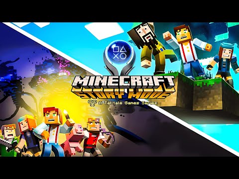 MINECRAFT Story Mode All Seasons - 100% Platinum Walkthrough No Commentary