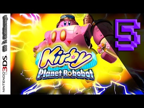 Kirby: Planet Robobot - 100% Walkthrough Part 5 - Level 1 - 6 (All Code Cubes - Story Mode, English)