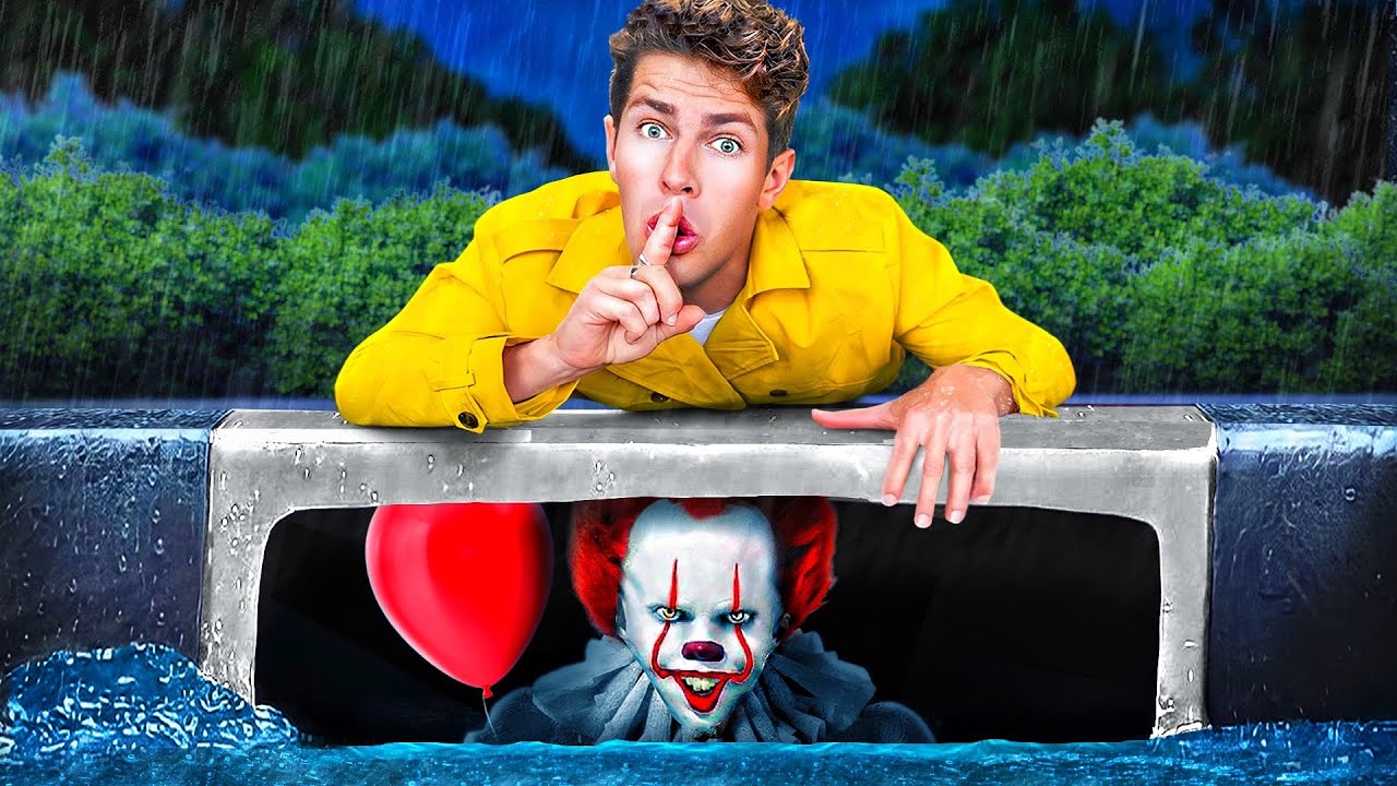 EXTREME HIDE AND SEEK VS CLOWNS!! (Scary)