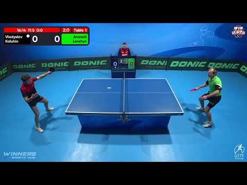 19:30 Vladyslav Kaluhin 3-0 Anatolii Levshyn West 3 WIN CUP 28.11.2022 | TABLE TENNIS WINCUP