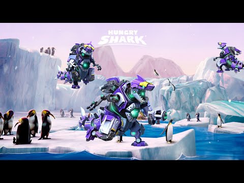 MECHA SHARKJIRA LIVE EVENT 2023 (ARTIC MAP) - Hungry Shark World