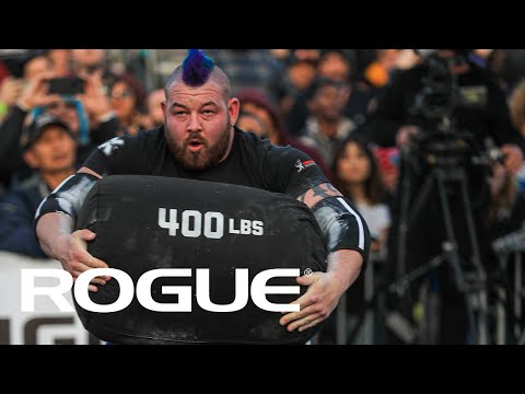 Rob Kearney - Rogue Strongman Sandbag Load | 2020 Arnold Pro Strongman USA Qualifier - Event 4