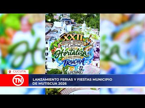 Lanzamiento Ferias y Fiestas municipio de Mutiscua 2026