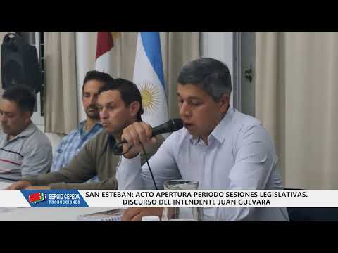 SAN ESTEBAN ACTO APERTURA SESIONES 2026 - VIDEO 2 - DISCURSO JUAN GUEVARA