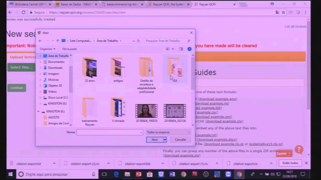 Como usar o Rayyan para revisões sistemáticas- TUTORIAL
