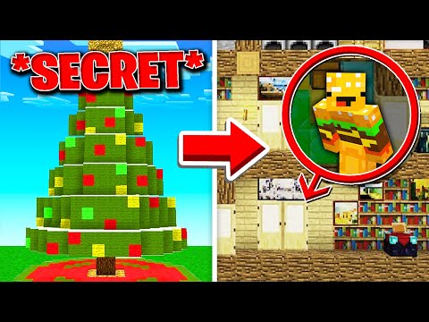 UNBELIEVABLE: SECRET Christmas Minecraft Base!