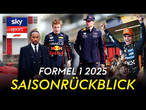 So verlief die Formel-1-Saison 2025 | Der große Jahresrückblick 🔥🏁 | Sky Sport F1