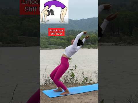 Keep trying for Chakrasana 🧘‍♀️.#youtube #yoga #viral #shorts