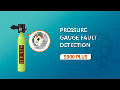S300Plus 0.5l Mini Scuba Tank Pressure Gauge — Fault Detection