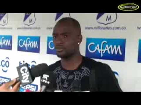 "Yo vengo a aportar y a triunfar en este equipo" J. Asprilla