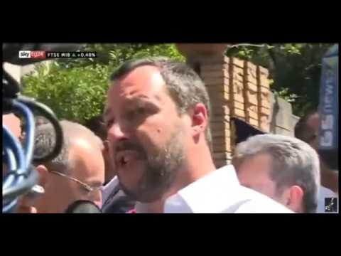 🔴 Ministro Matteo Salvini: «Voglio scardinare il traffico di esseri umani!» (10/07/2018)