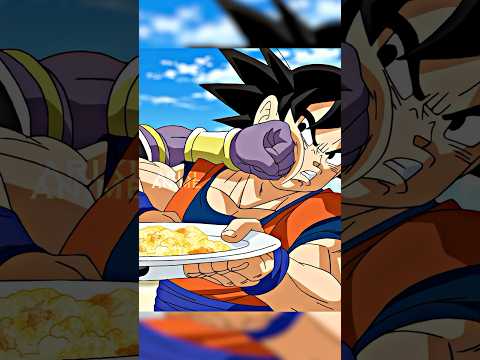 Goku & Beerus Fight Over Food😂