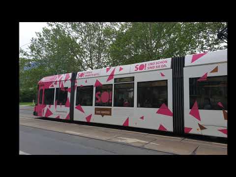 Dresden Dürerstrasse Straßenbahnhaltestelle Bildimpressionen