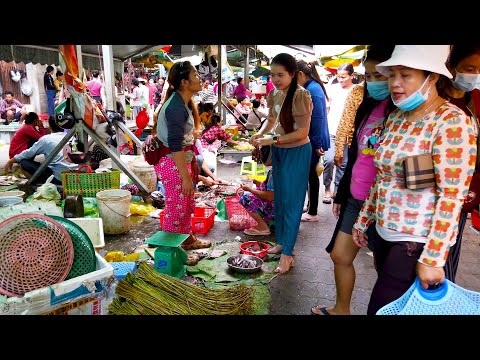 Fresh Morning Food Tour - Everyday Foods For Sales In Phnom Penh Market