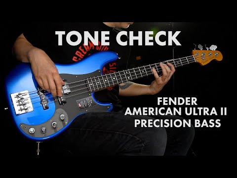 TONE CHECK: Fender American Ultra II Precision Bass Demo | Cream City Music