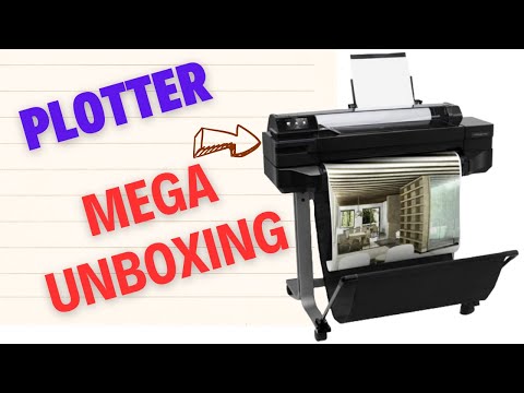 Hewlett Packard (HP) HP DesignJet T630 36-in Spausdintuvas video