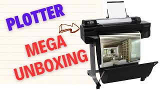 Montaggio plotter HP Designjet T630 FORMATO A0