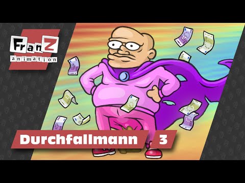 Durchfallmann 3 - Der Rettungsschirm 🎬 Cartoon Animation 🎬 2D Animation 🎬 Superhero movie
