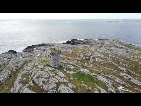 Golam Island and signal tower, Lettermullen, Co. Galway