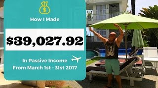 Passive Income from Bali! March 2017 Income Report as a Digital Nomad